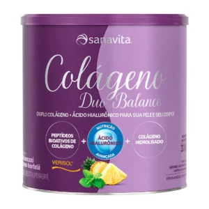 Colágeno Sanavita Duo Balance Abacaxi com Hortelã Sem Açúcar 330g