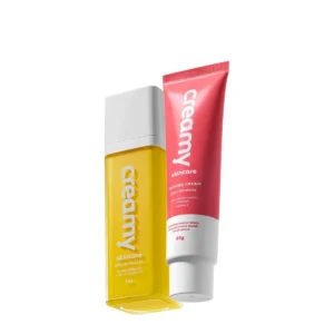 Kit Creamy Ácido Lático Sérum Facial e Calming Cream Hidratante Facial (2 Produtos)