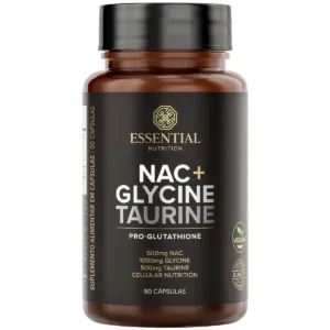 Nac + Glycine + Taurina – (90 Cápsulas) – Essential Nutrition