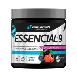 Essencial 9 – Super Combinação 9 Aminoácidos Essenciais – Pote 225g – Body Action – Sabor Guaraná com Açaí 225 G Guarana C Acai