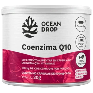 Coenzima Q10 + Vitamina e (60 Cápsulas) – Ocean Drop