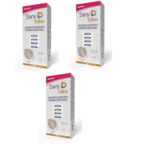 Kit 03 Suplemento Alimentar Sany D Cálcio 30 Cpr – Ache