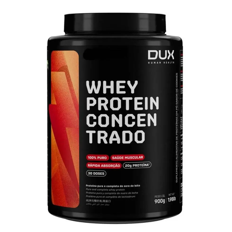 Whey Protein Concentrado Pote (900g) – Sabor: Chocolate Branco