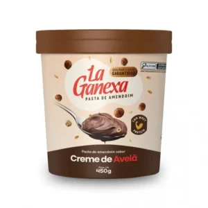 Pasta de Amendoim Integral Gourmet (450g) – Sabor: Creme de Avelã (nova Embalagem)