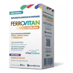 Suplemento Alimentar Infantil Ferrovitan Sabor Frutas – 60ml