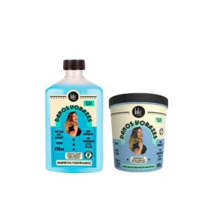 Kit Lola Cosmetics Danos Vorazes Shampoo 250ml + Máscara de Reparação 450g