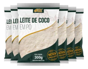 Kit 6 Leite De Coco Em Po 300G – Sabor Verde