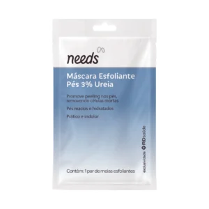 Máscara para Pés Esfoliante Needs 3% Ureia 1 par