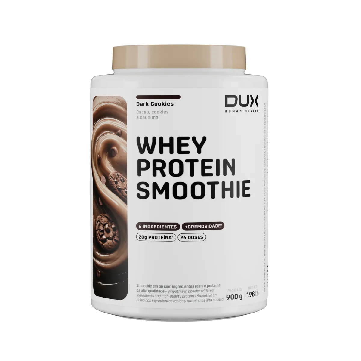 Whey Protein Dux Smoothie Dark Cookies 900g