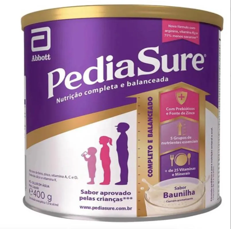 Pediasure Suplemento Alimentar Baunilha 400G