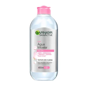 Água Micelar Garnier SkinActive Tudo em 1 Textura Não Oleosa Remove Maquiagem Sem Esfregar 400ml