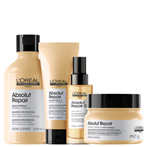 Kit L’Oréal Professionnel Serie Expert Absolut Repair Omega-9 + Protein Quarteto (4 Produtos)