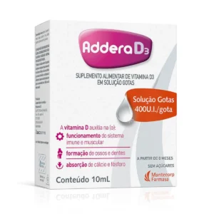 Vitamina D 400UI Addera D3 Gotas 10ml