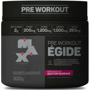 Pre Workout Égide Pote 300g Sabor Açaí com Guaraná – Novidade Max Titanium