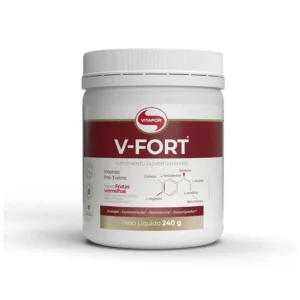 Pré-Treino Intenso Vitafor V-Fort Frutas Vermelhas 240g