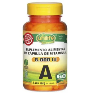 Retinol – Vitamina a 500mg 60 cápsulas – Unilife