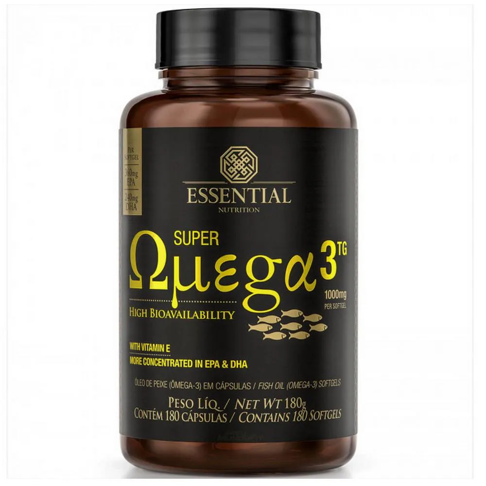 Super Omega 3 Tg (180 Cápsulas) 1000mg – Essential Nutrition