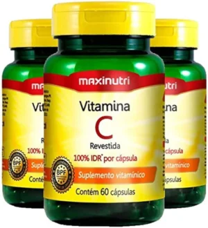 Vitamina C 3 Unidades de 60 Cápsulas Maxinutri