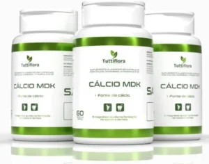 3x Cálcio Mdk (cálcio, Magnésio, Vitamina D e Vitamina K2) 60 Capsulas de 530mg Tuttiflora