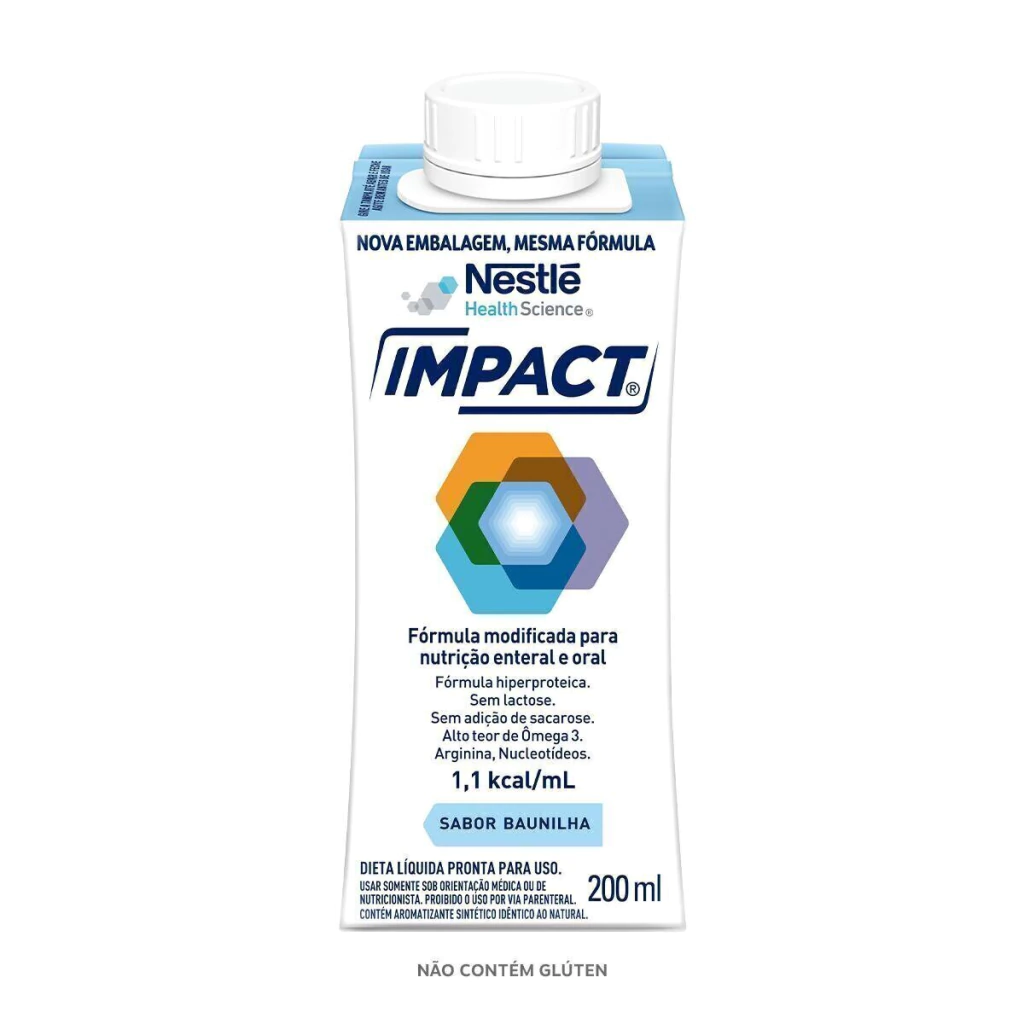 Nutrição Enteral E Oral Impact Baunilha 200Ml