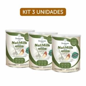 Kit 3X: Bebida Vegetal de Castanha Do Pará Em Pó Nutmilk Terramazônia 300G