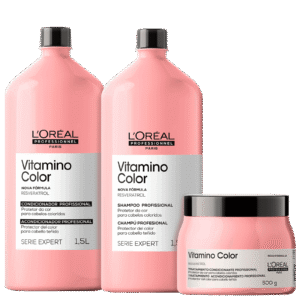 Kit L’Oréal Professionnel Serie Expert Vitamino Color Salon Trio (3 Produtos)
