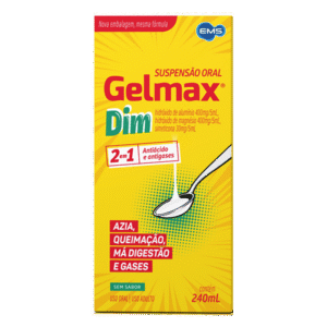 Gelmax 240ml Hortelã – Antiácido e Digestivo