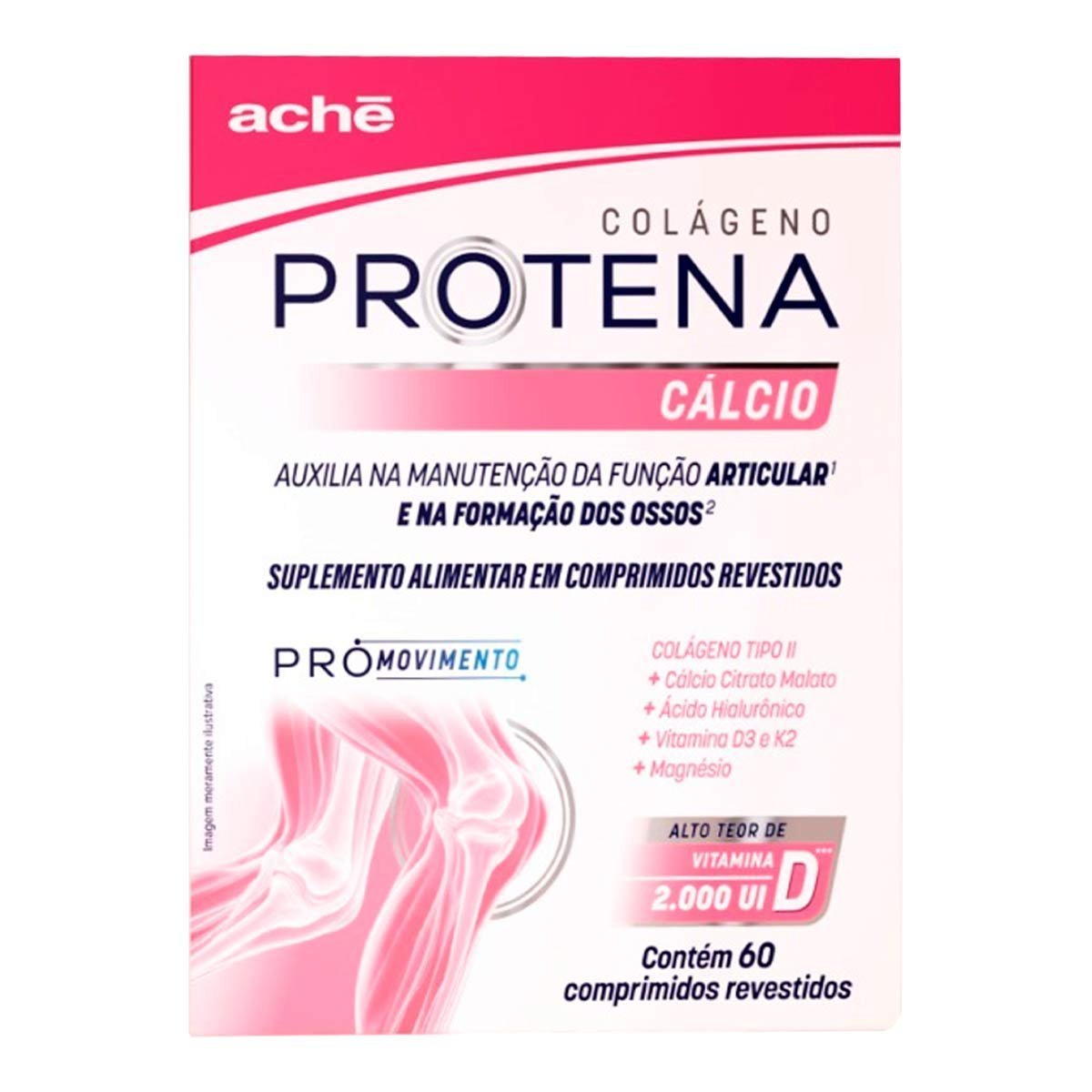Protena Cálcio e Colágeno 60 Comprimidos Aché