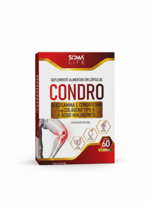 Suplemento Alimentar Glicosamina + Condroitina + Colágeno + Hialurônico 60 capsulas