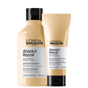 Kit L’Oréal Professionnel Serie Expert Absolut Repair Gold Quinoa + Protein Duo (2 Produtos)